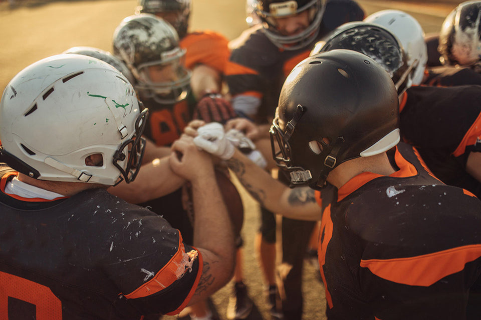 continental painting football helmets Continental Athletic Supply
